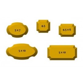 Plaque Pack (5 Piece) Pottery Form Set Plaque Pack (5 Piece) Pottery Form Set